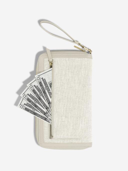 Oatmeal & Linen Family Passport Holder