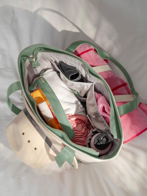 Seafoam Travel Tote Bag