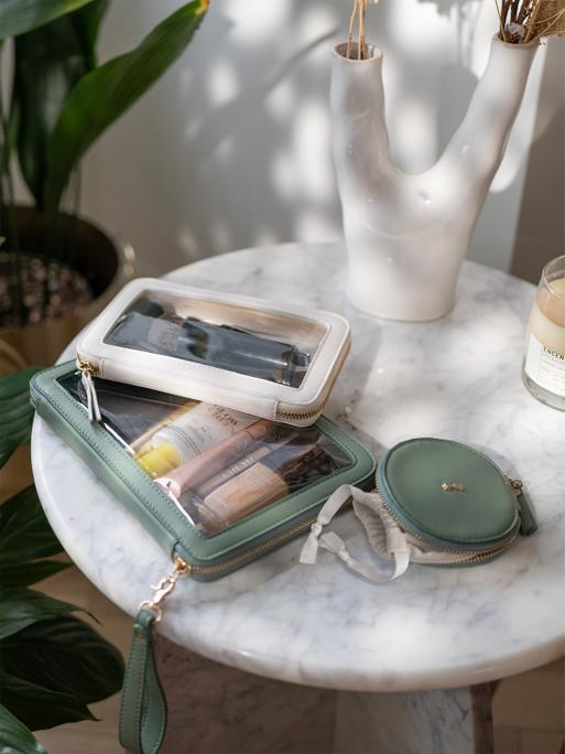 Seafoam Travel Pouch Set