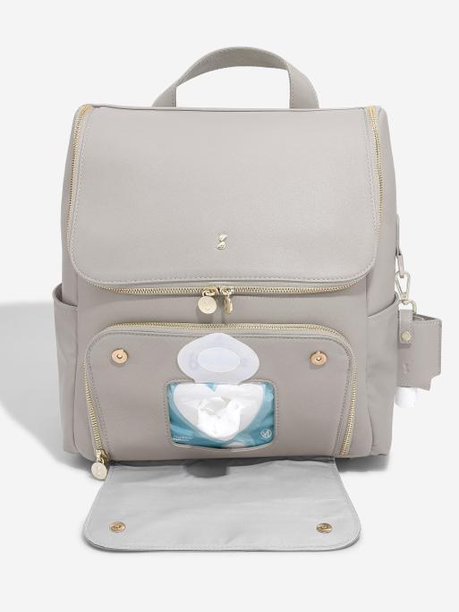Taupe Baby Changing Backpack