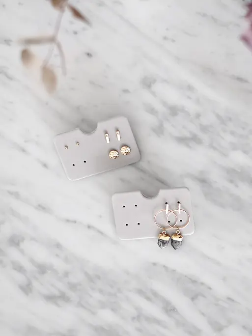 Taupe Classic Jewellery Box Set of 2 With Accessories