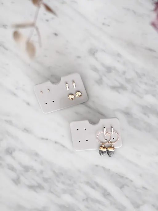 Pebble Grey Classic Jewellery Box Set of 2 With Accessories