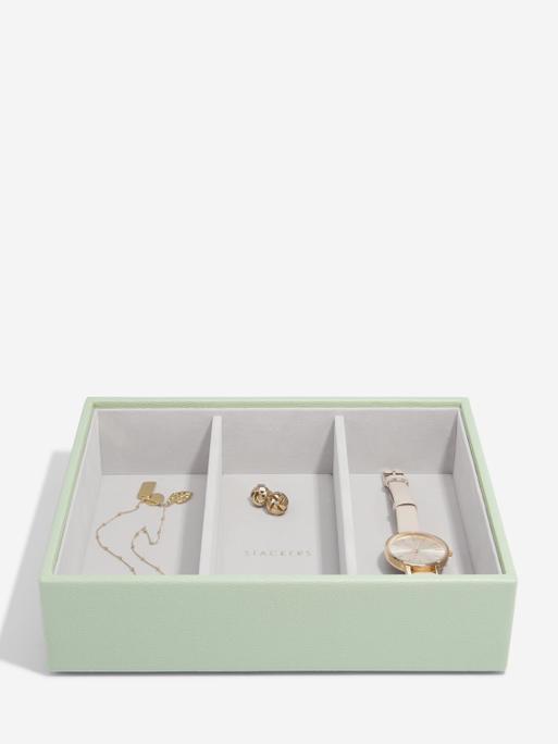 Sage Green Classic Jewellery Box Set of 2 With Accessories