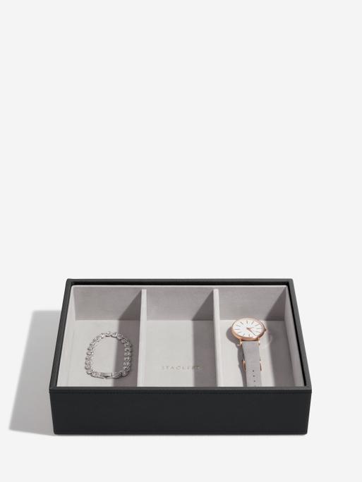 Black Classic Jewellery Box Set of 2 With Accessories