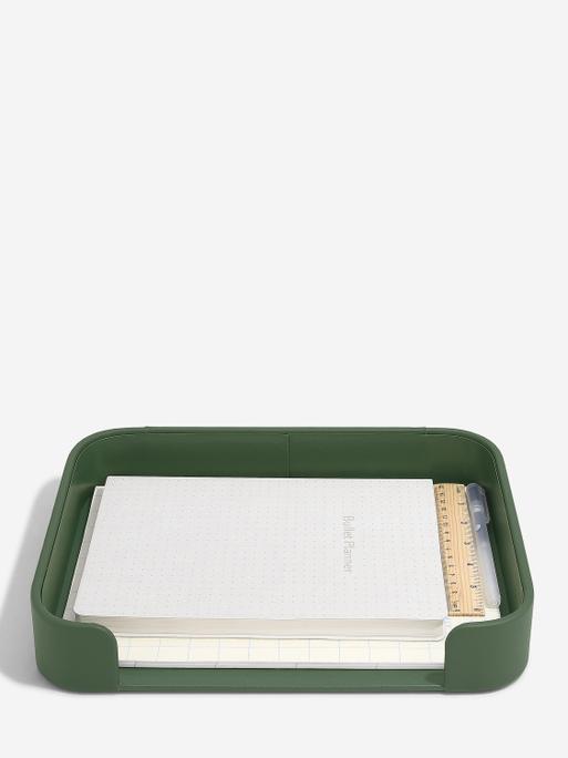 Emerald Green Desk Organiser Set