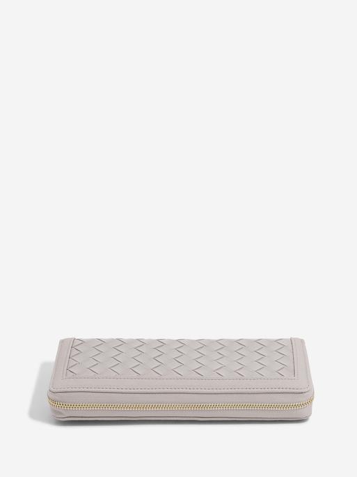 Taupe Woven Jewellery Roll