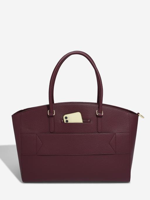 Burgundy Work Tote & Accessories Set