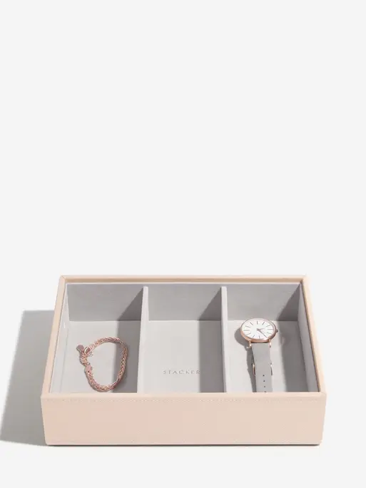 Blush Woven Classic Jewellery Box Set of 3 