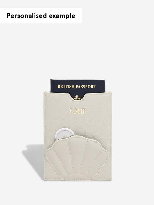 Oatmeal Shell Passport Sleeve