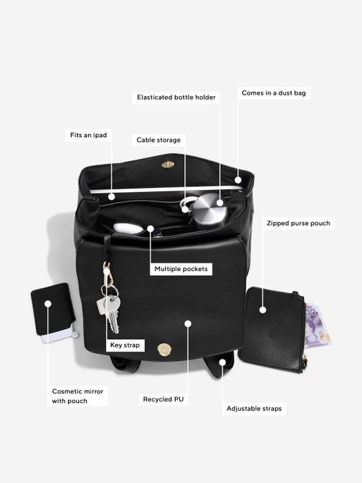 Black Small Backpack