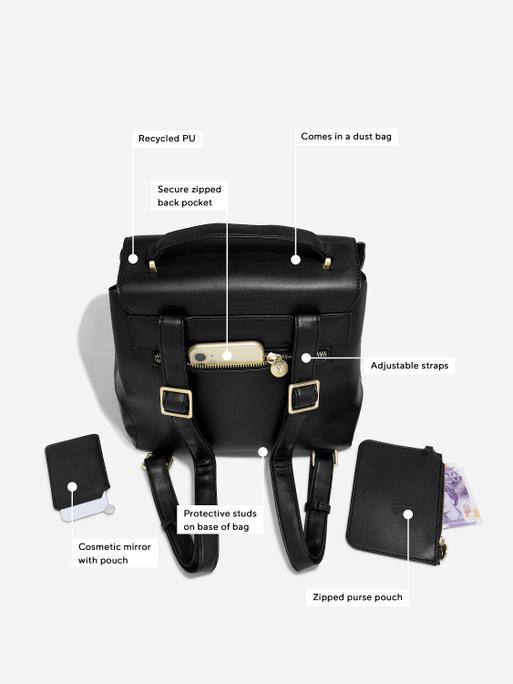 Black Small Backpack
