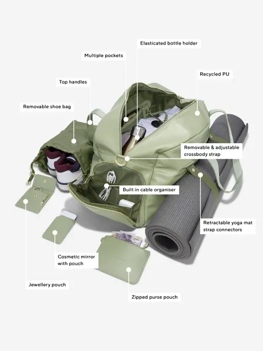 Moss Green Gym Bag