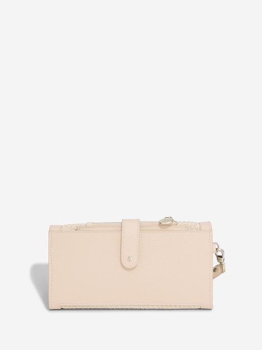 Blush Raffia Purse