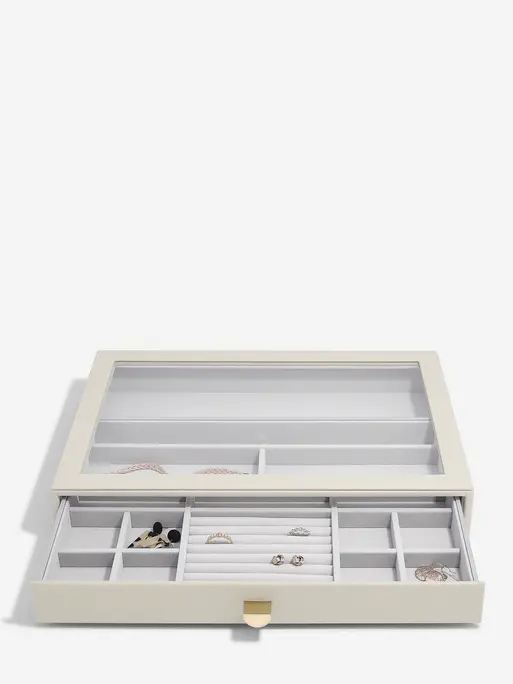 Oatmeal Supersize Display Jewellery Box Set of 2