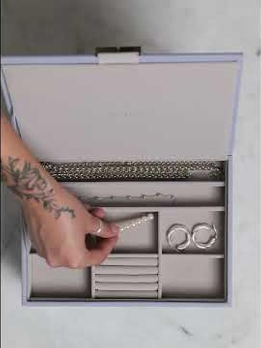 Blush Raffia Classic Jewellery Box Set of 3