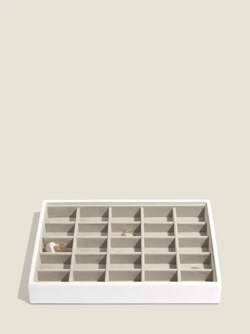 White Classic Jewellery Box Set of 4