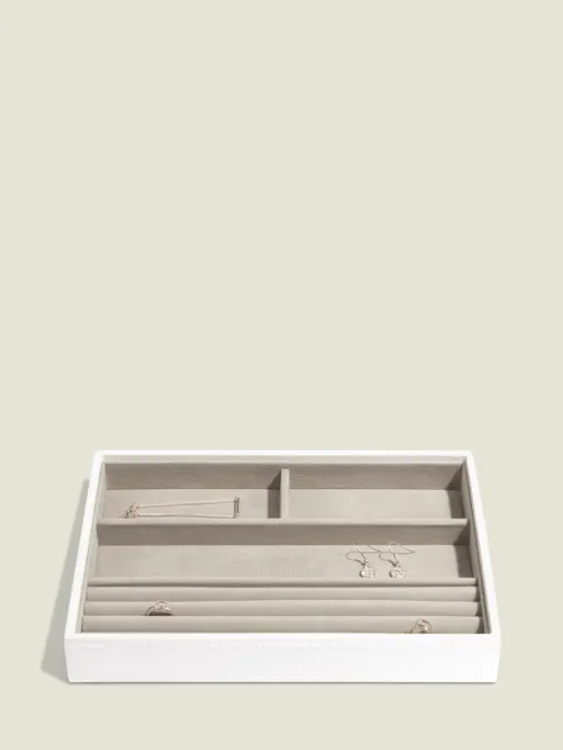 White Classic Jewellery Box Set of 4