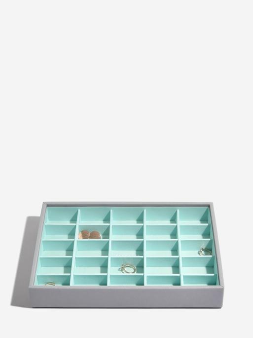 Grey with Mint Classic Jewellery Box Set of 5