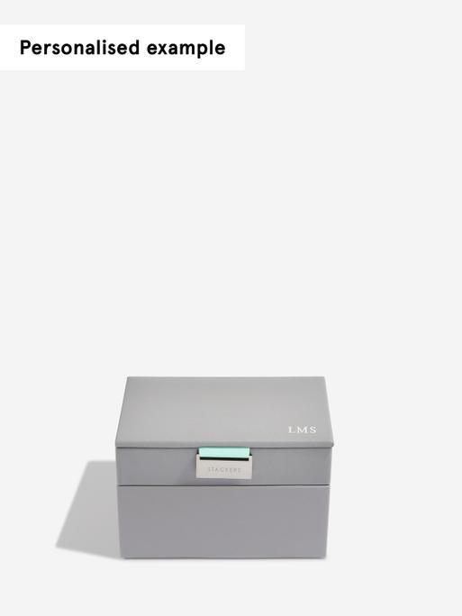 Grey Mint Mini Jewellery Box Set of 2