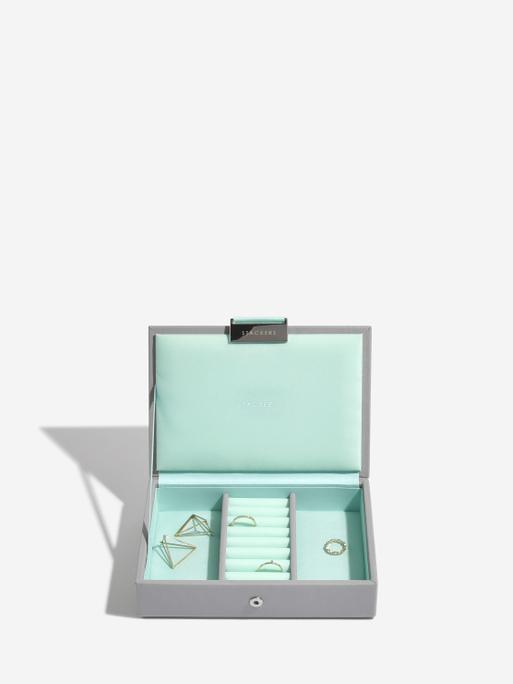 Grey Mint Mini Jewellery Box Set of 2