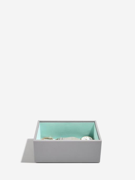 Grey Mint Mini Jewellery Box Set of 2