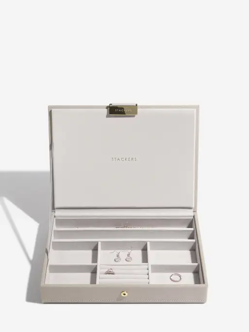 Taupe Classic Jewellery Box Set of 3