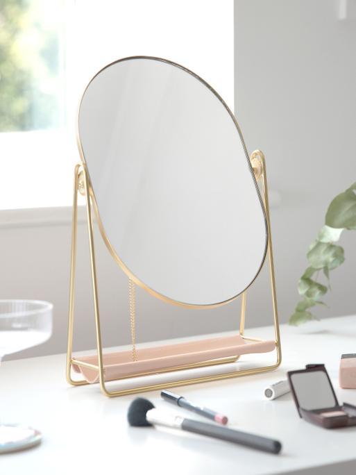 rose gold dressing table accessories Art Nouveau Dressing Table / Vanity #artdecofurniture #artnouveaustyle # dressingtable #vanitytable