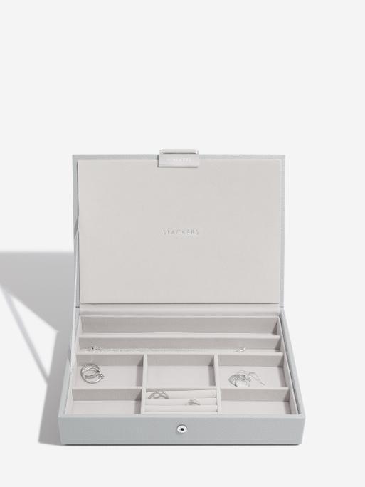 Pebble Grey Classic Jewellery Box