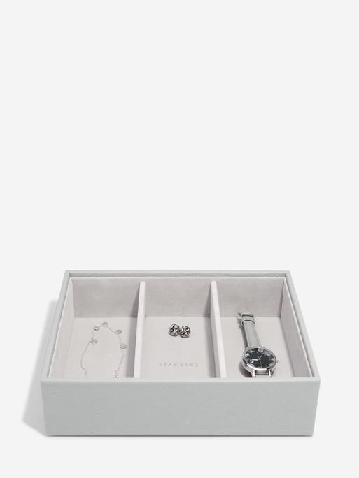 Pebble Grey Classic Jewellery Box