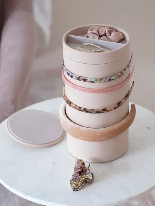 Blush Hair Accessory Organiser