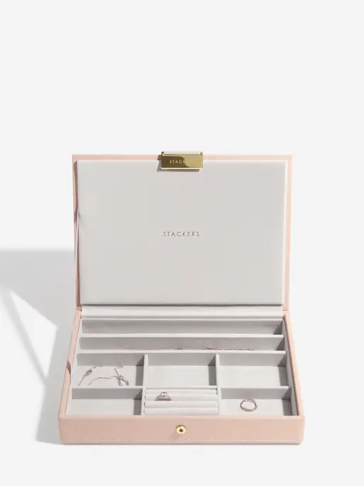 Blush & Champagne Gold Classic Jewellery Box Set of 3