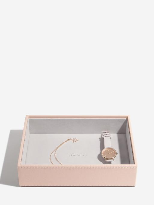 Blush & Champagne Gold Classic Jewellery Box Set of 5