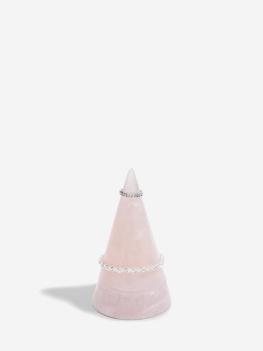 Rose Quartz Small Jewellery Peak Home Stackers