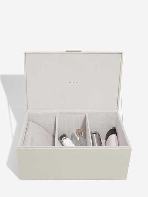 STACKERS SET OF 2 STORAGE BOXES OATMEAL