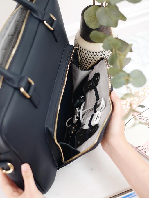 Navy Blue Laptop Bag