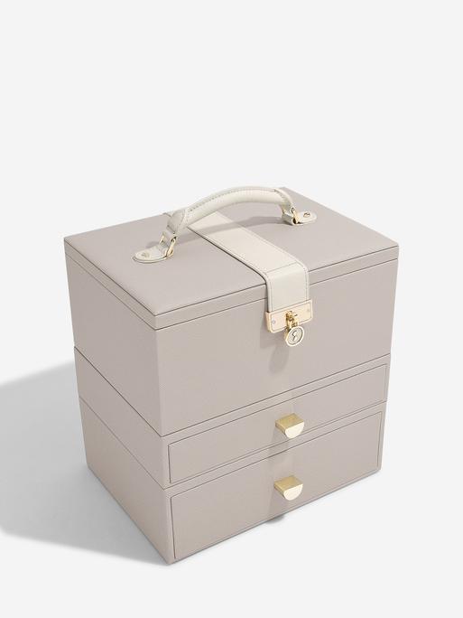 Taupe Luxury Classic Jewellery Box