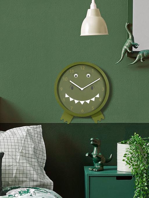 LITTLE STACKERS TERRY T-REX WALL CLOCK