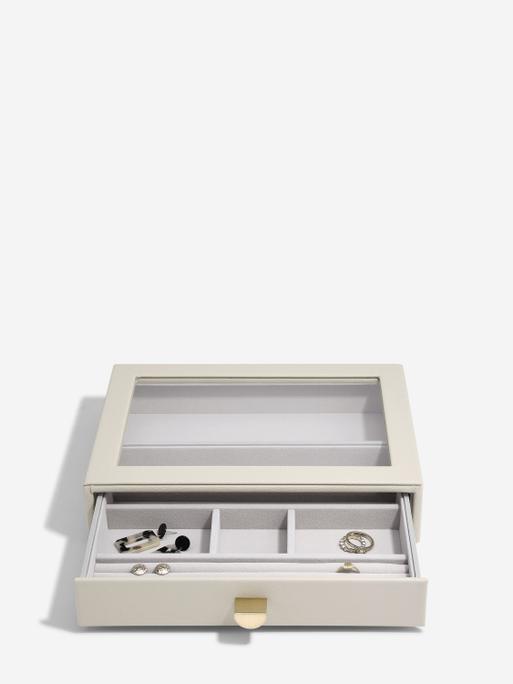 Oatmeal Classic Jewellery Box (with drawers)