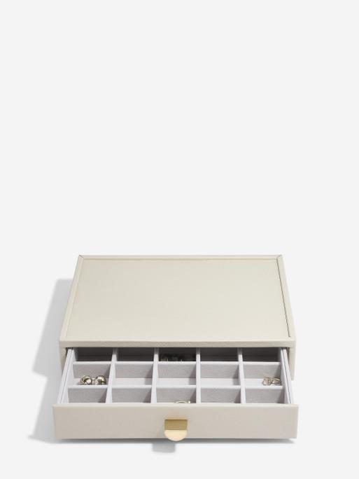 Oatmeal Classic Jewellery Box  - Set of 4 (with drawers)
