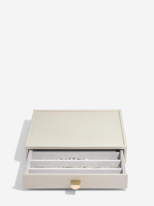 Oatmeal Classic Jewellery Box  - Set of 4 (with drawers)