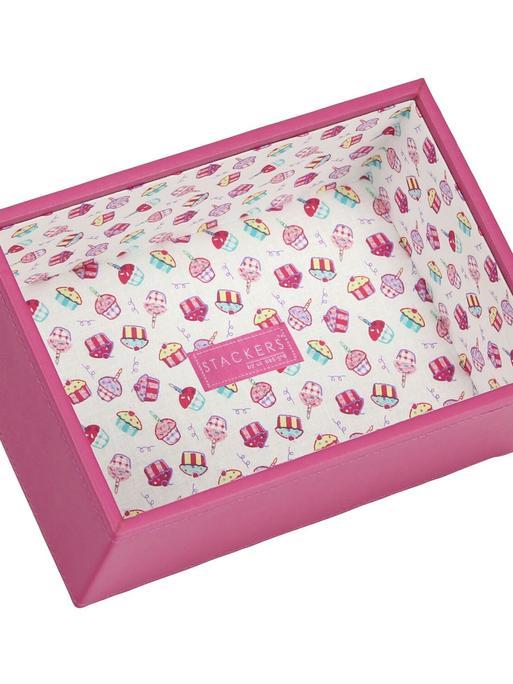 STACKER MINI JUNIOR PINK CUPCAKE DEEP OPEN