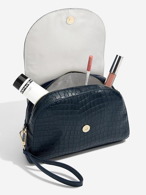 STACKERS MOCK CROC WRAP AROUND MAKE UP BAG
