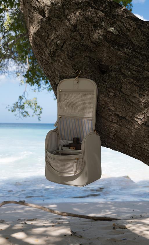 VP_Oatmeal & Blue Hanging Washbag