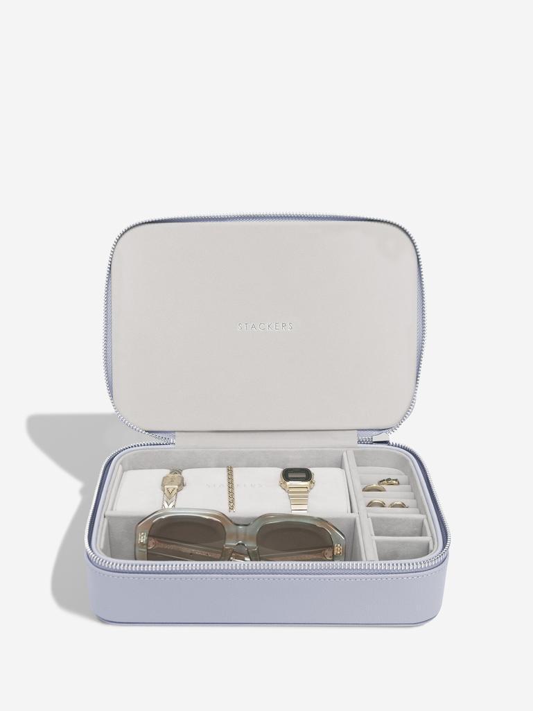 Lavender Zipped Jewellery & Accessories Box