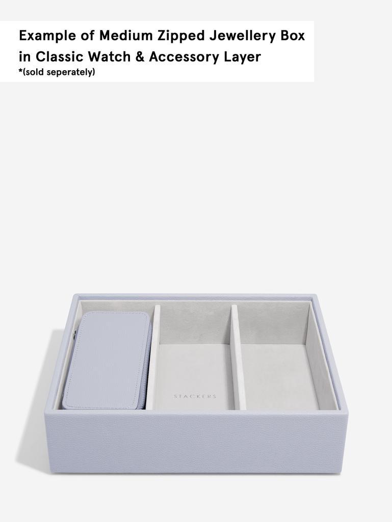 Lavender Medium Zipped Jewellery Box