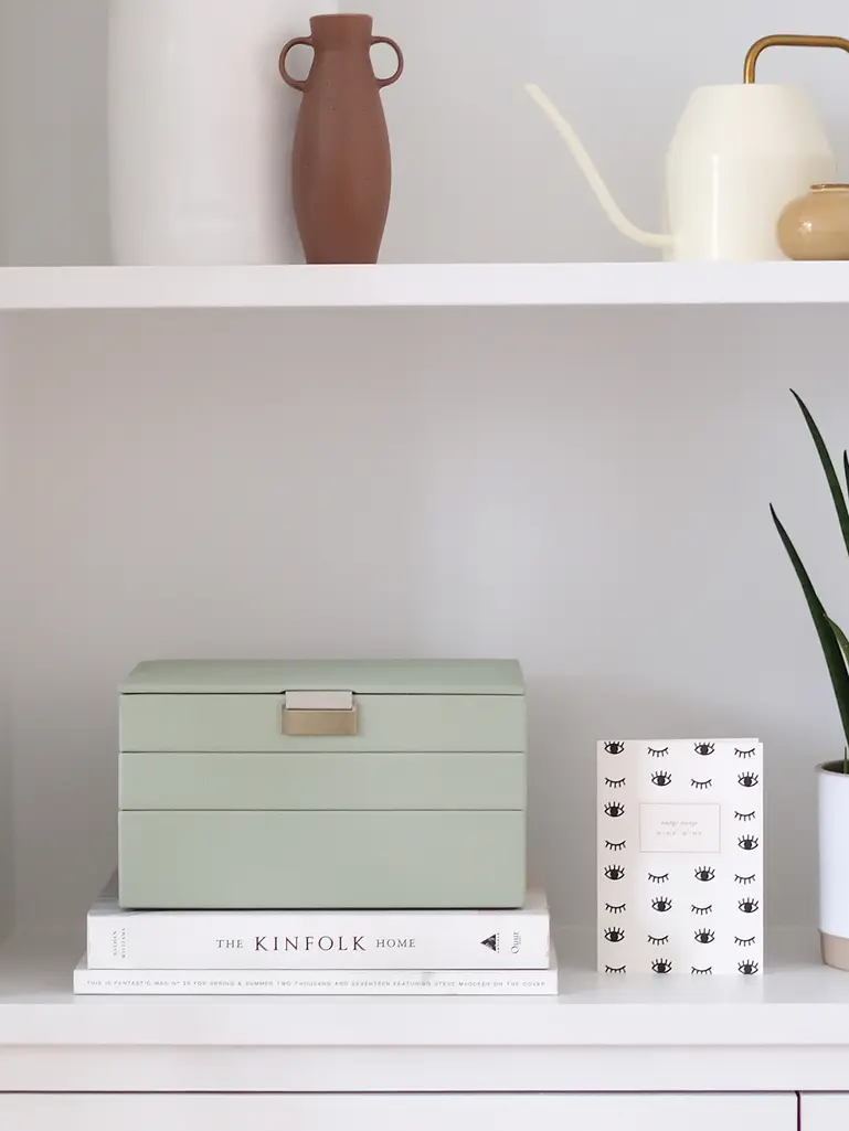 Sage Green Classic Jewellery Box Set of 3