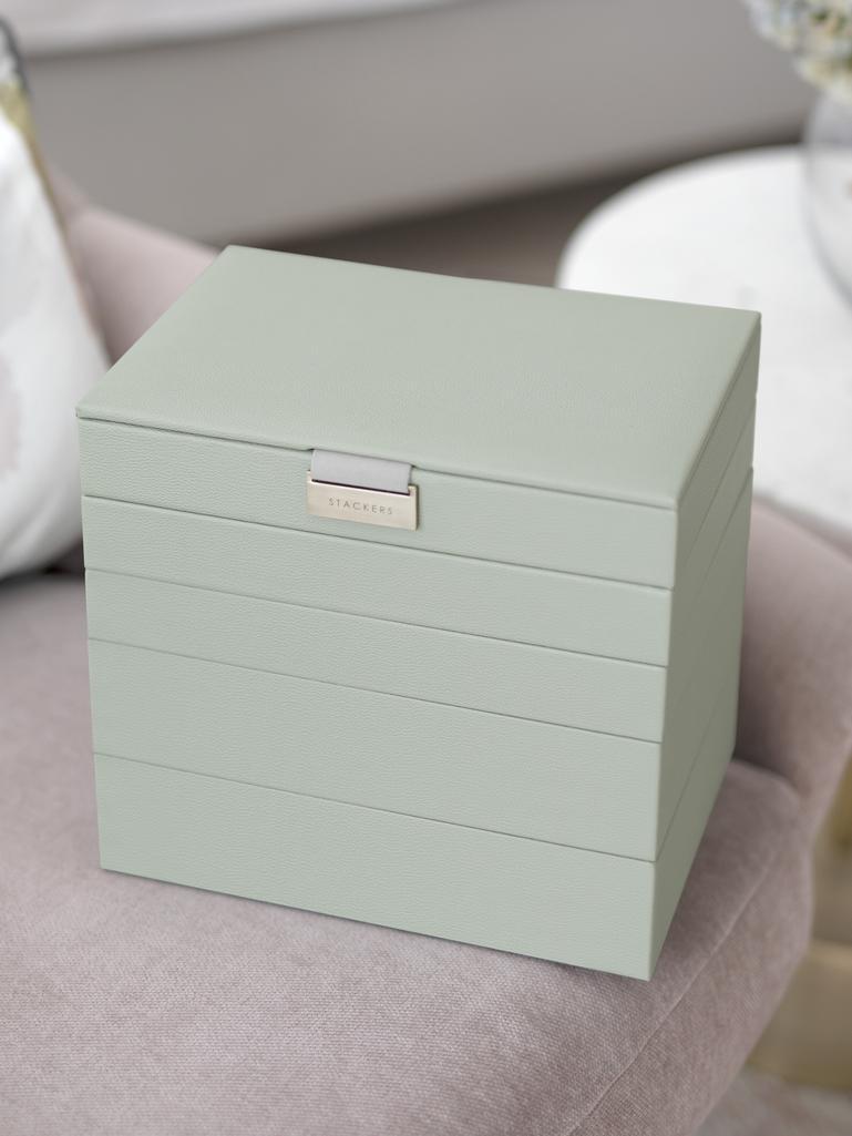 Sage Green Classic Jewellery Box Set of 5