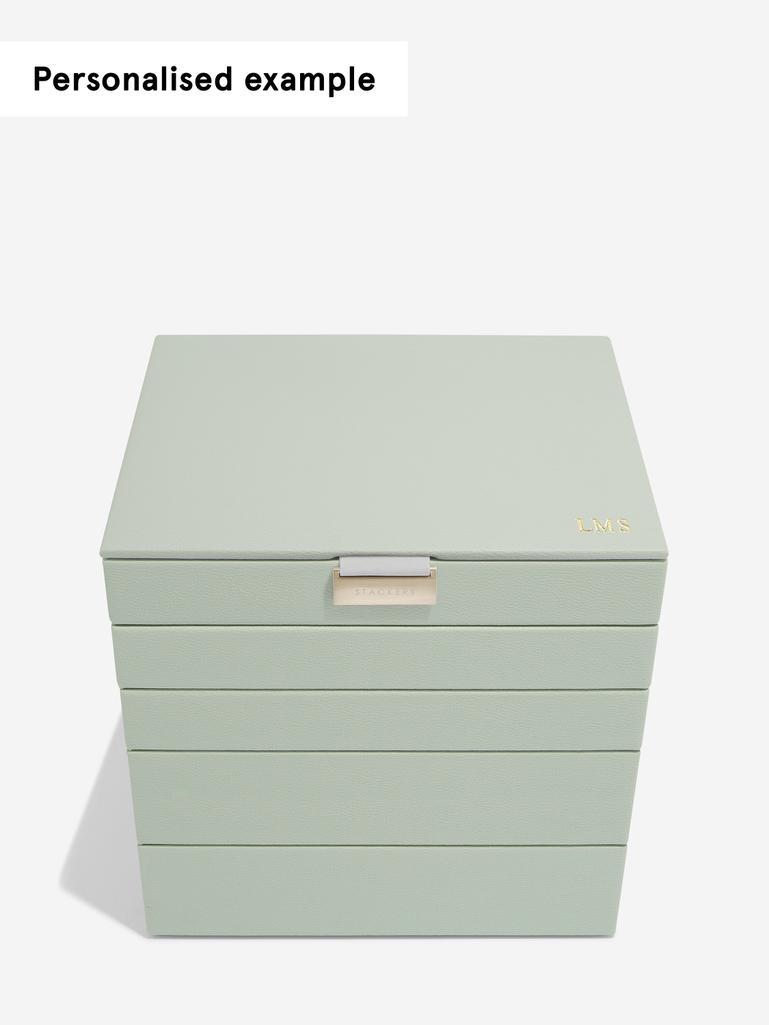 Sage Green Classic Jewellery Box Set of 5