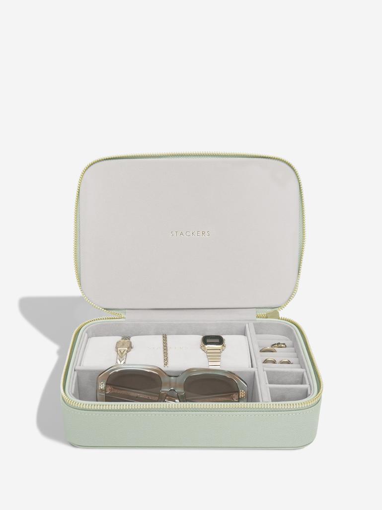 Sage Green Jewellery & Accessories Box