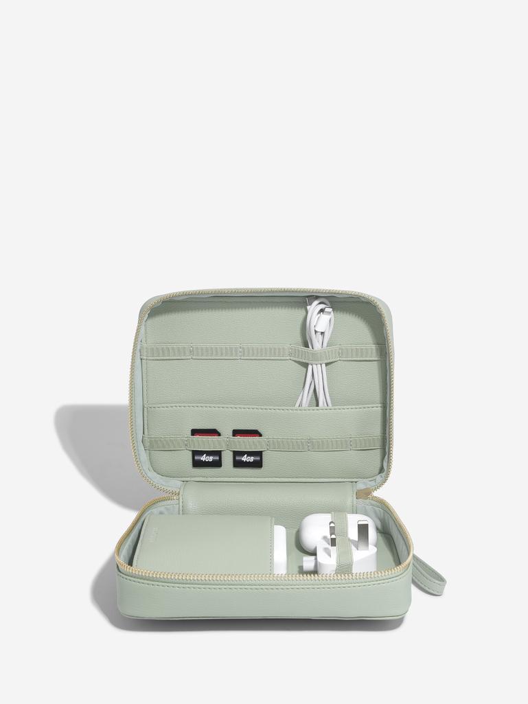 Sage Green Cable Tidy Bag